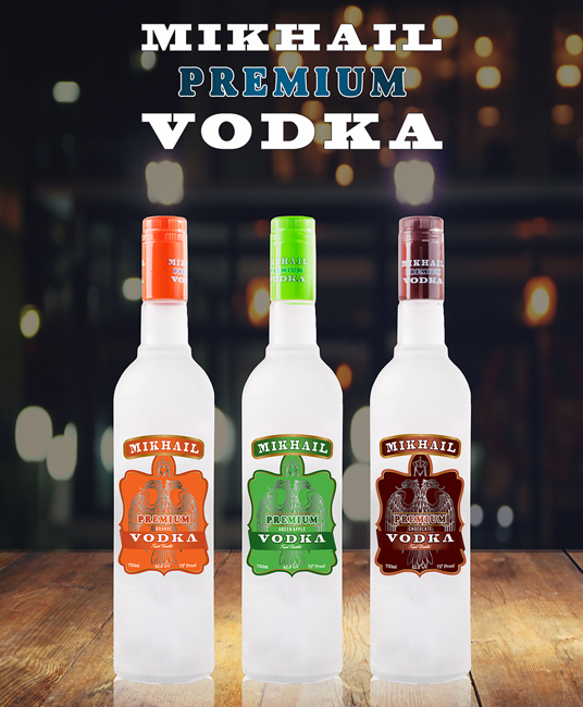 Mikhail Premium Vodka Flavours